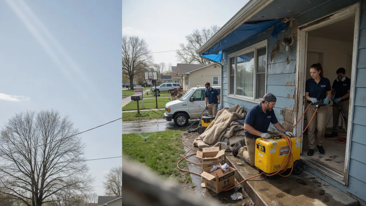 Basement Flood Cleanup in Estelline, SD near me